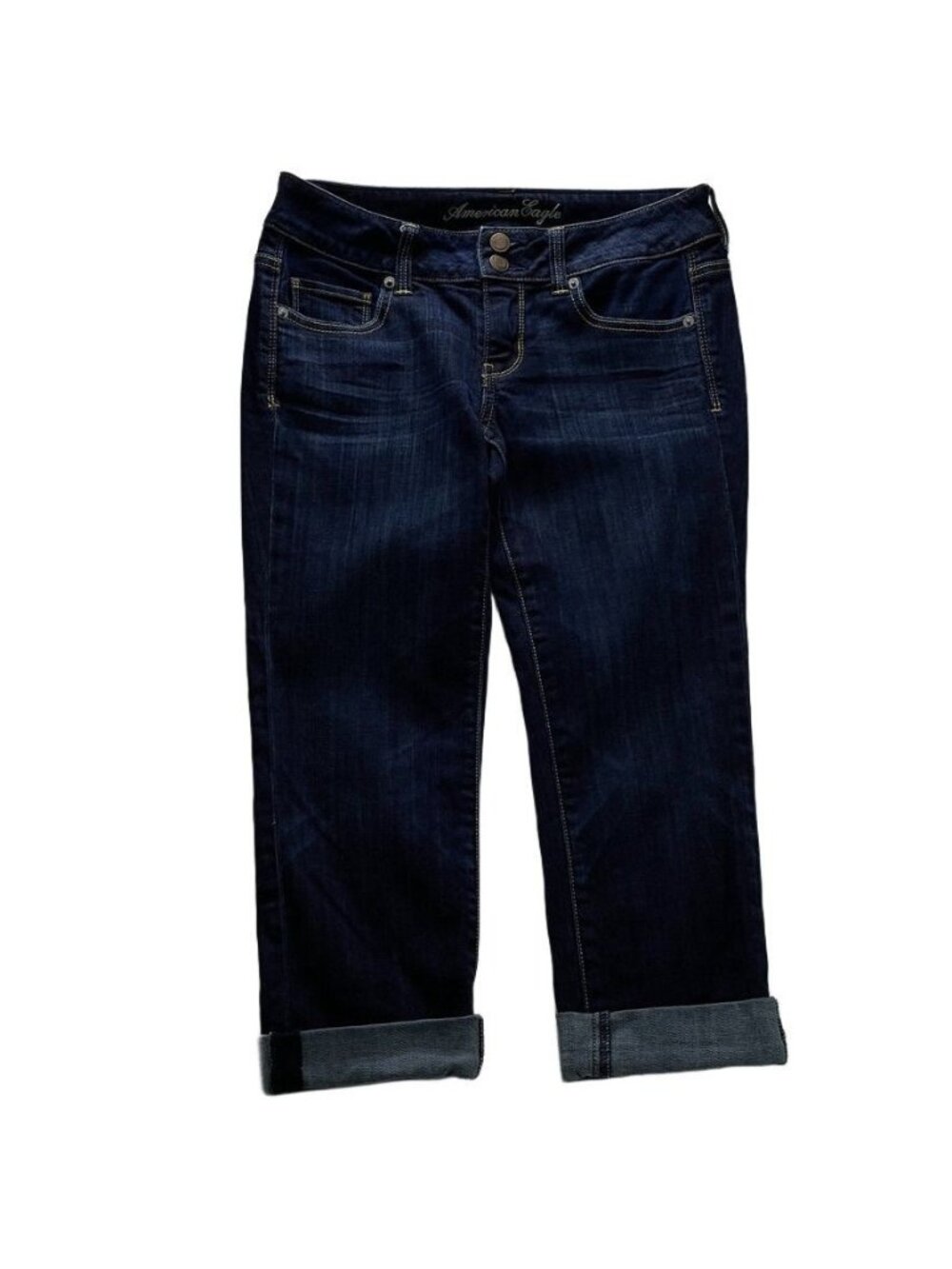 AMERICAN EAGLE OUTFITTERS Jeans ARTIST Stretch Low Waist Capri Women's Size 4